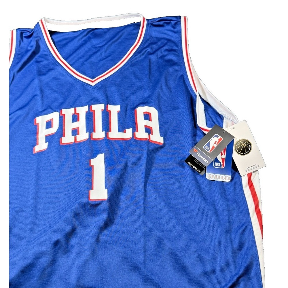 Fanatics Philadelphia 76ers James Harden Jersey Mens 3XL Blue NBA Fast Break NWT
